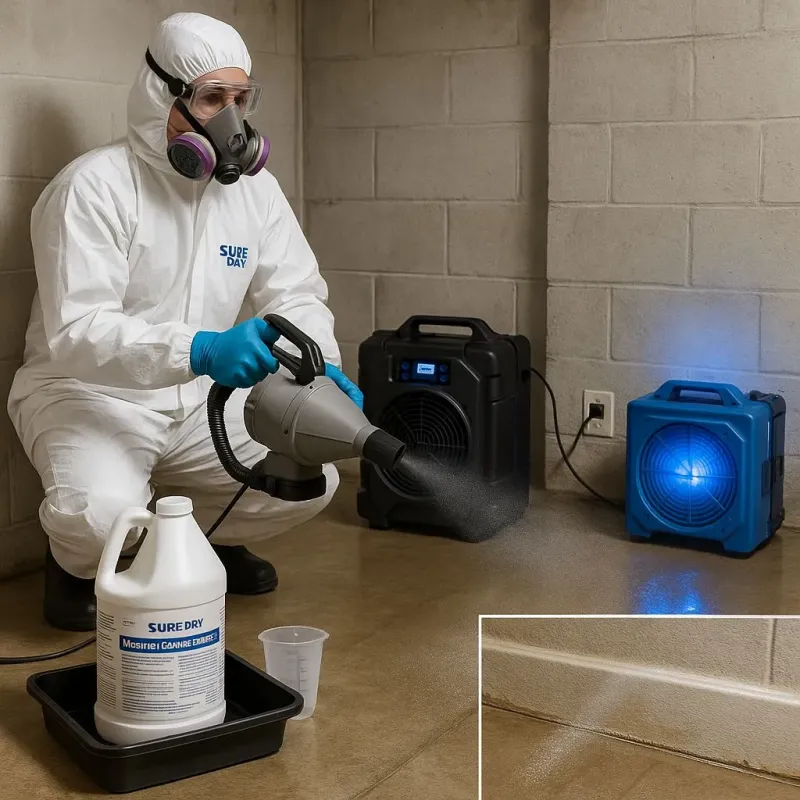 Sanitization and Odor Removal process in Windsor, NC