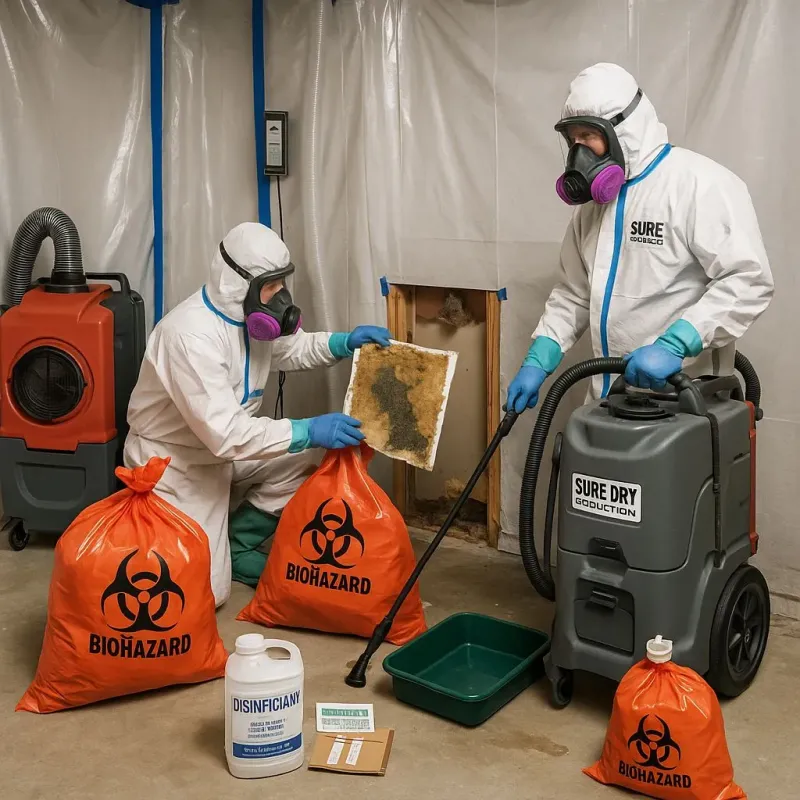 Contaminated Water Handling Protocols process in Windsor, NC